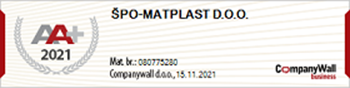 SPO-MATPLAST - certifikat